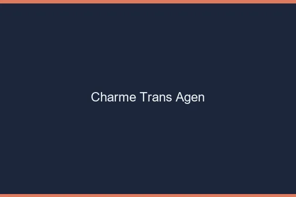 Charme trans agen