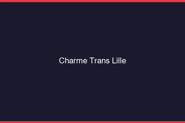 Charme trans Lille