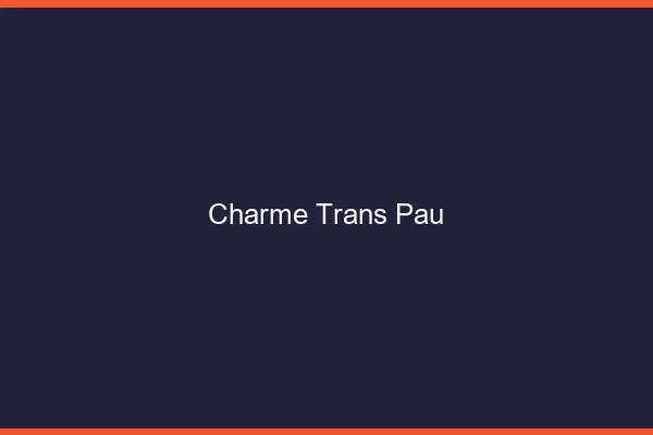 Charme trans Pau