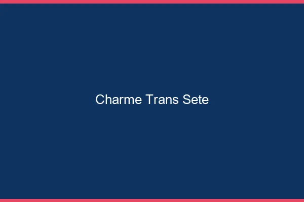 Charme trans sète