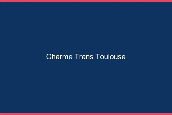 Charme trans Toulouse