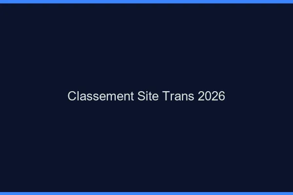 Classement site trans 2026