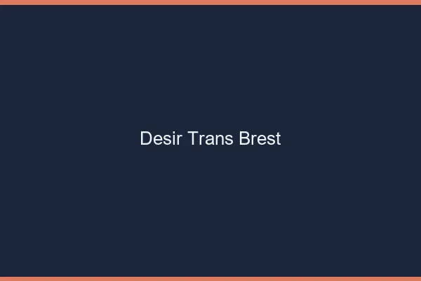 Désir trans Brest