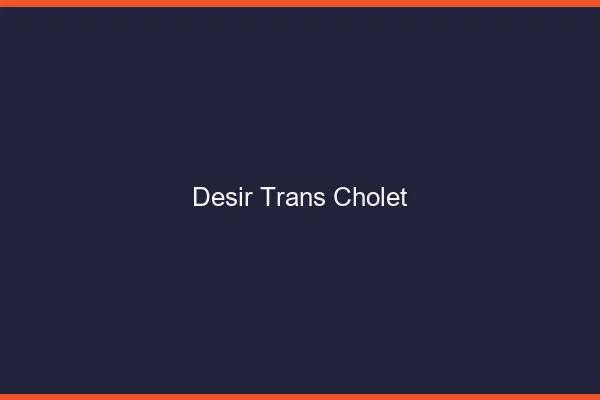 Désir trans cholet