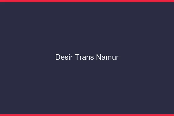 Désir trans namur