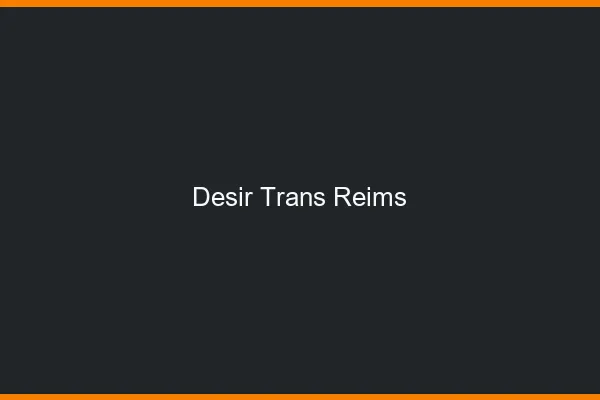 Désir trans Reims