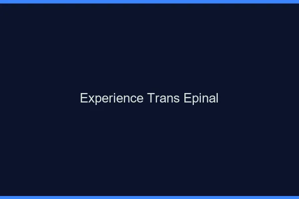 Expérience trans épinal