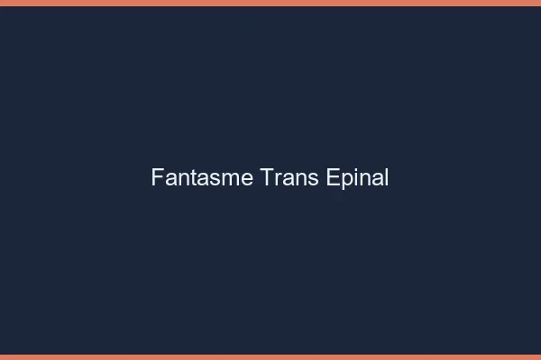 Fantasme trans épinal