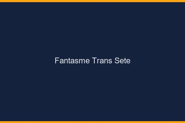 Fantasme trans sète