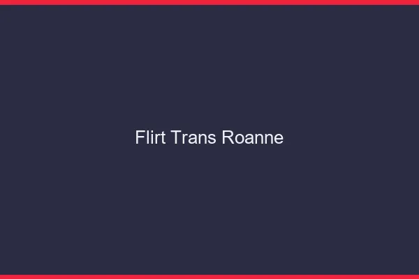 Flirt trans roanne