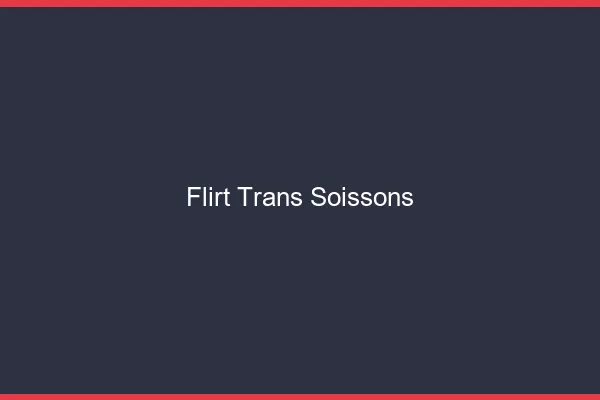 Flirt trans soissons