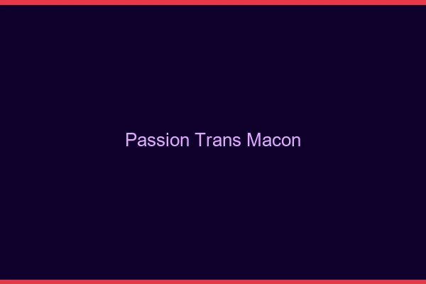 Passion trans mâcon
