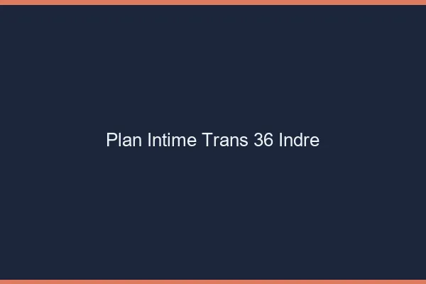 Plan intime trans 36 indre