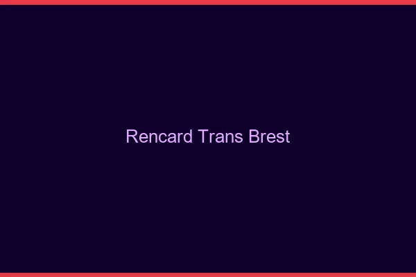 Rencard trans Brest