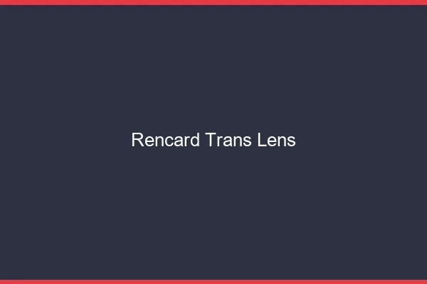 Rencard trans lens