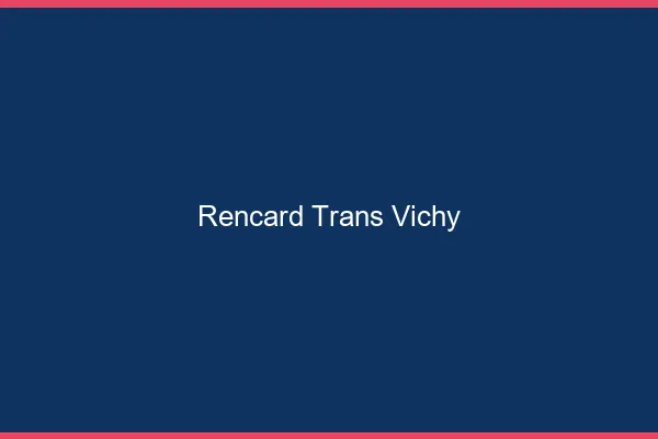 Rencard trans vichy