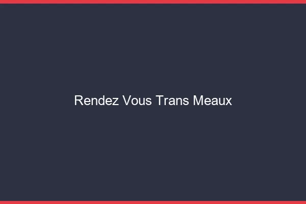Rendez-vous trans meaux