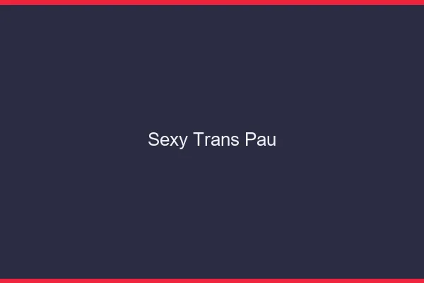 Sexy trans Pau