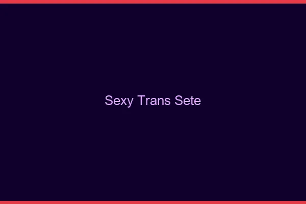 Sexy trans sète