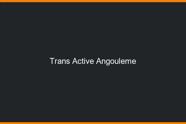 Trans active angoulême