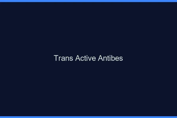 Trans active antibes