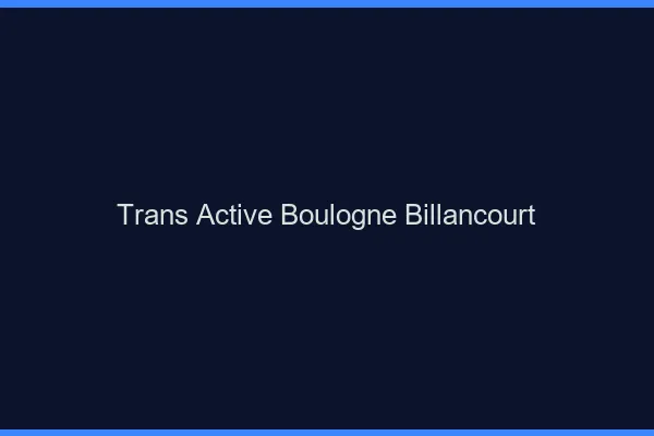 Trans active boulogne-billancourt