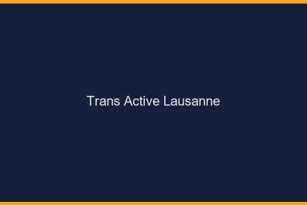 Trans active Lausanne