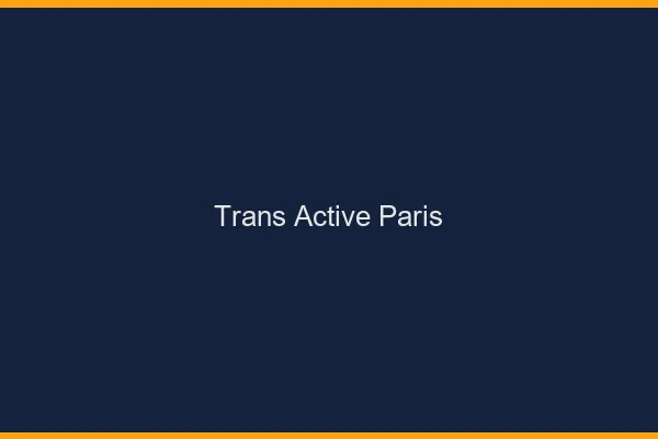 Trans active Paris