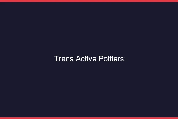 Trans active Poitiers