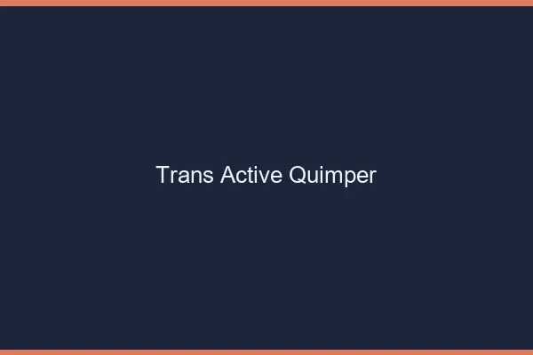 Trans active quimper