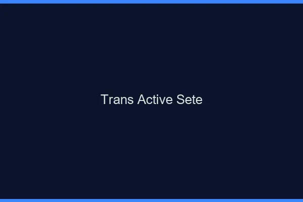 Trans active sète