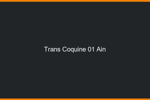Trans coquine 01 ain