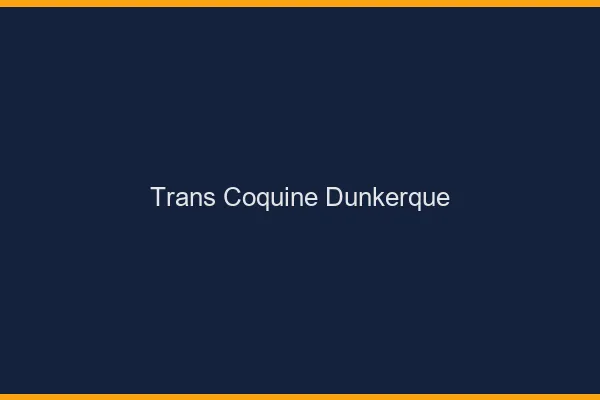 Trans coquine Dunkerque