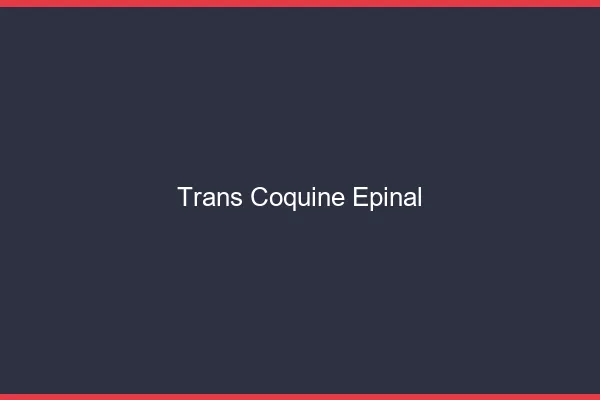 Trans coquine épinal
