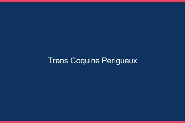 Trans coquine périgueux
