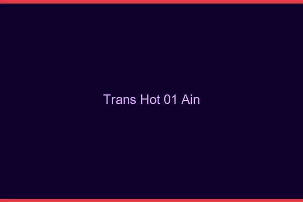 Trans hot 01 ain
