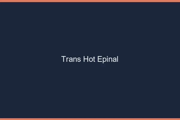 Trans hot épinal