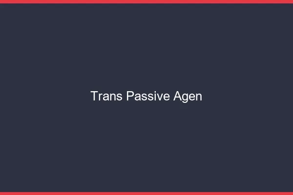 Trans passive agen