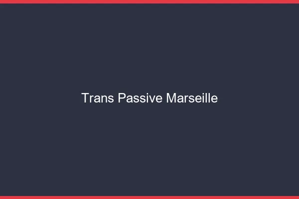 Trans passive Marseille
