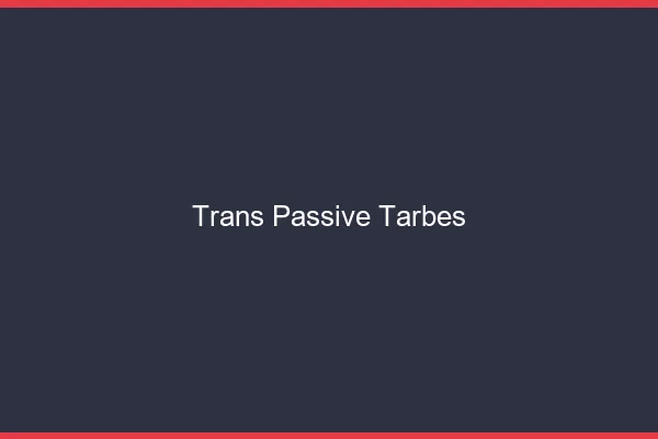 Trans passive tarbes