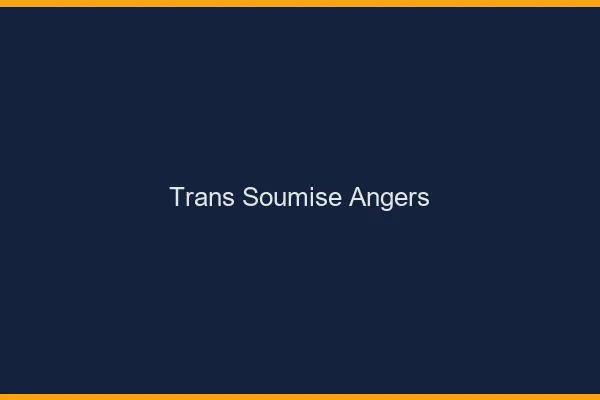 Trans soumise Angers