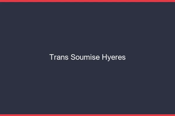 Trans soumise hyères