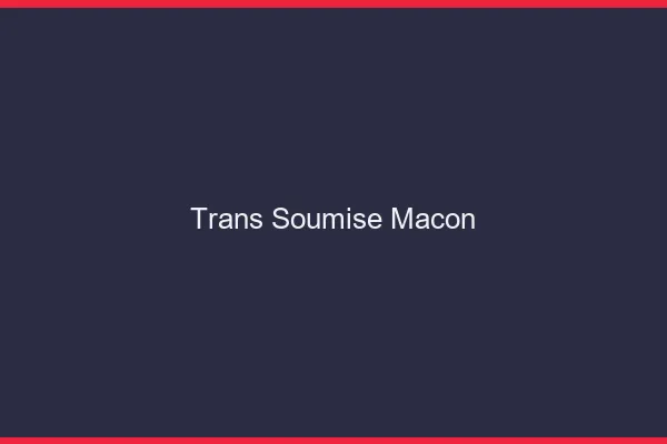 Trans soumise mâcon