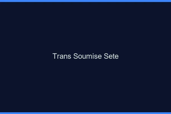 Trans soumise sète