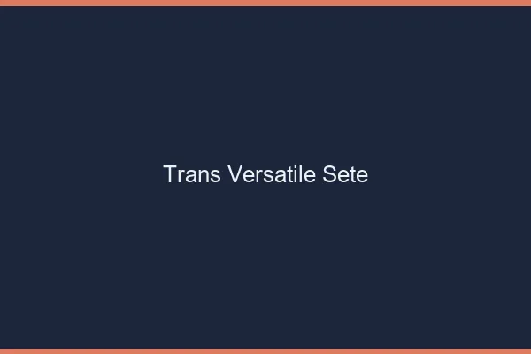 Trans versatile sète